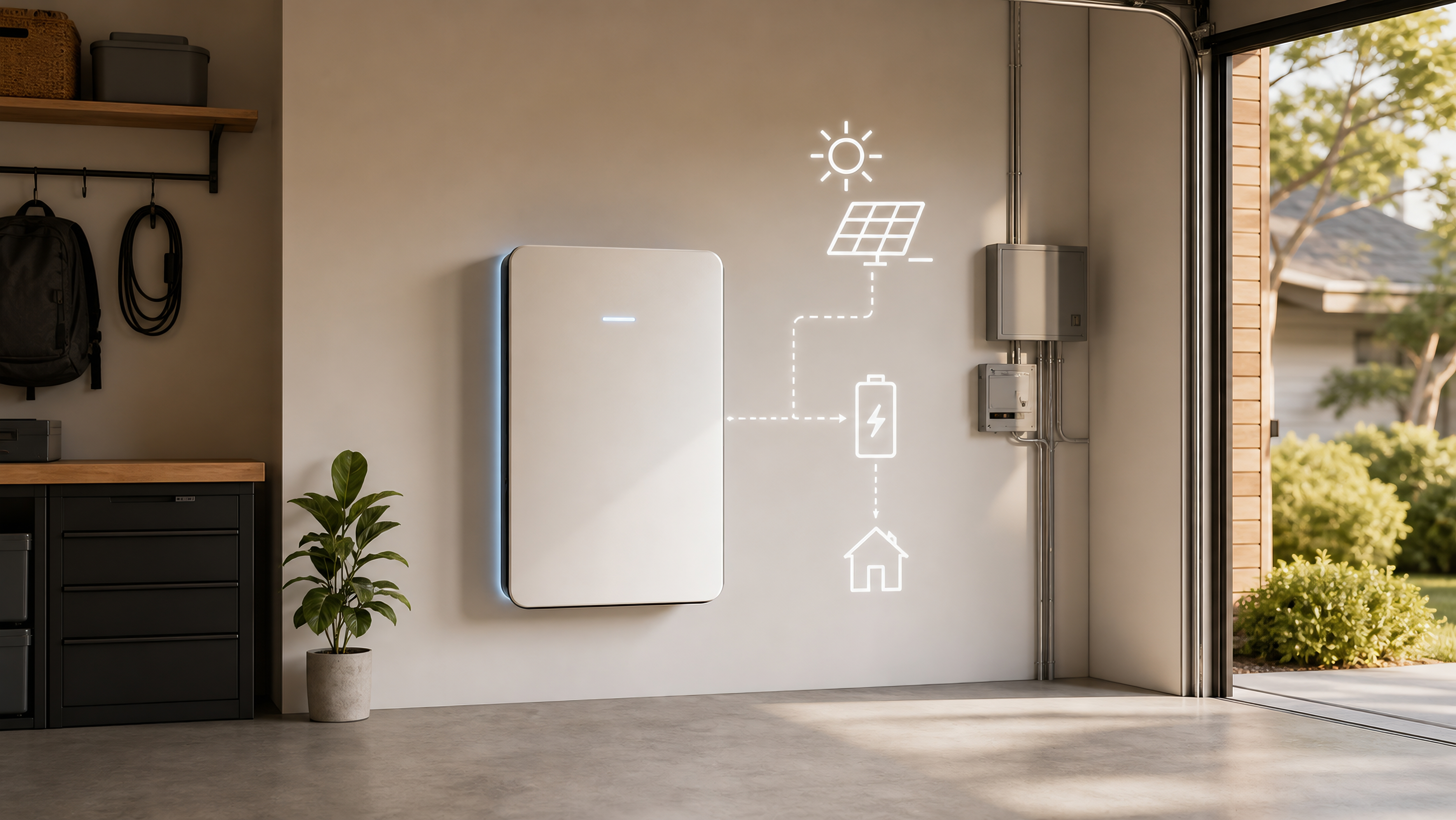 Stationärer Batteriespeicher für das Zuhause