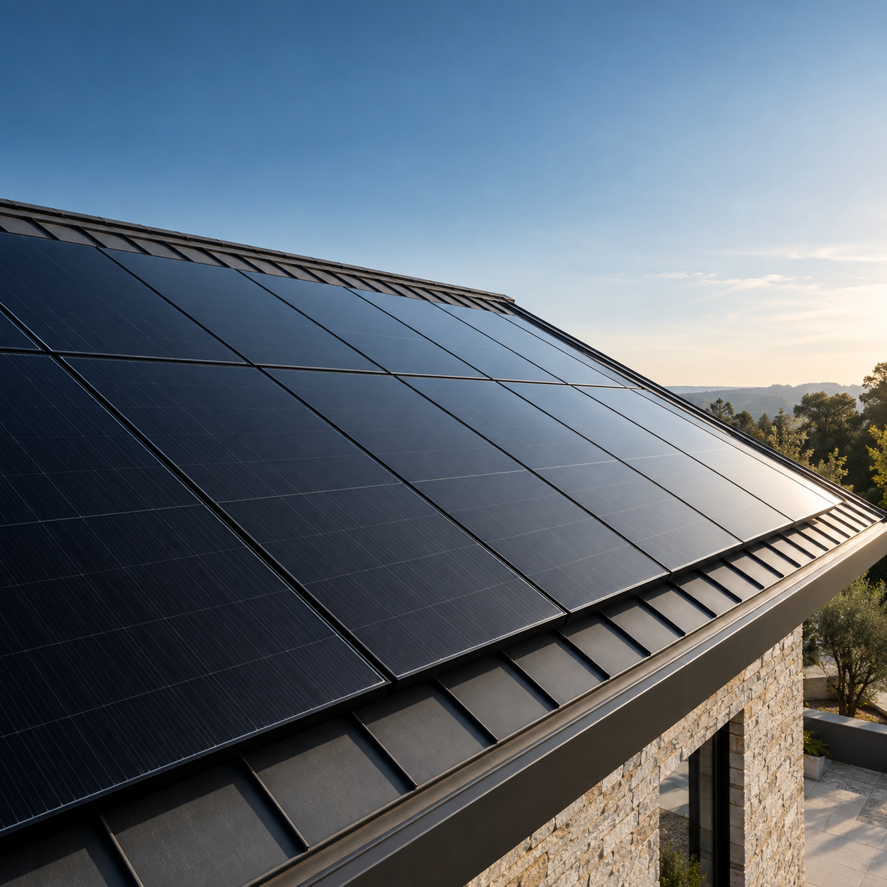 Photovoltaikmodule nutzen Sonnenenergie
